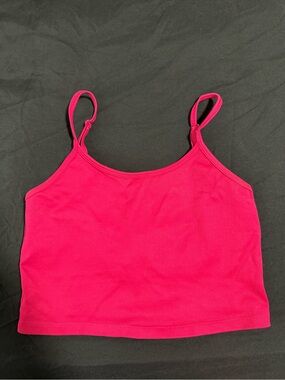 Balance Athletica Hot Pink Crop Tank Top